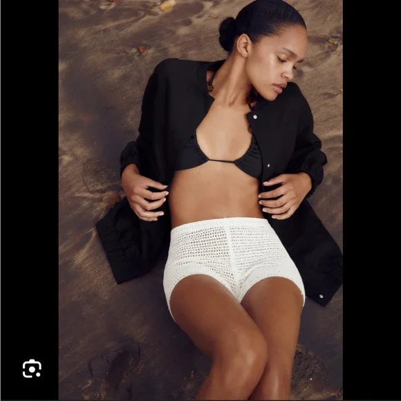 Zara long patch bomber jacket - Picture 5 of 8